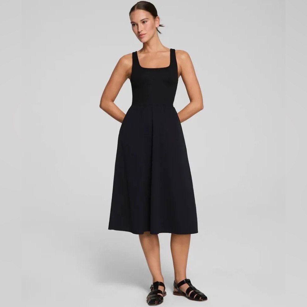 SPANXsmooth™ Jersey Scoop Neck Tank Midi Dress